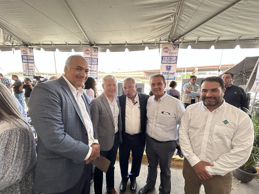 Imagen: NADBank y la Junta Municipal de Agua y Saneamiento de Ciudad Juárez celebran la finalización de la primera fase de las mejoras al sistema de alcantarillado de la ciudad