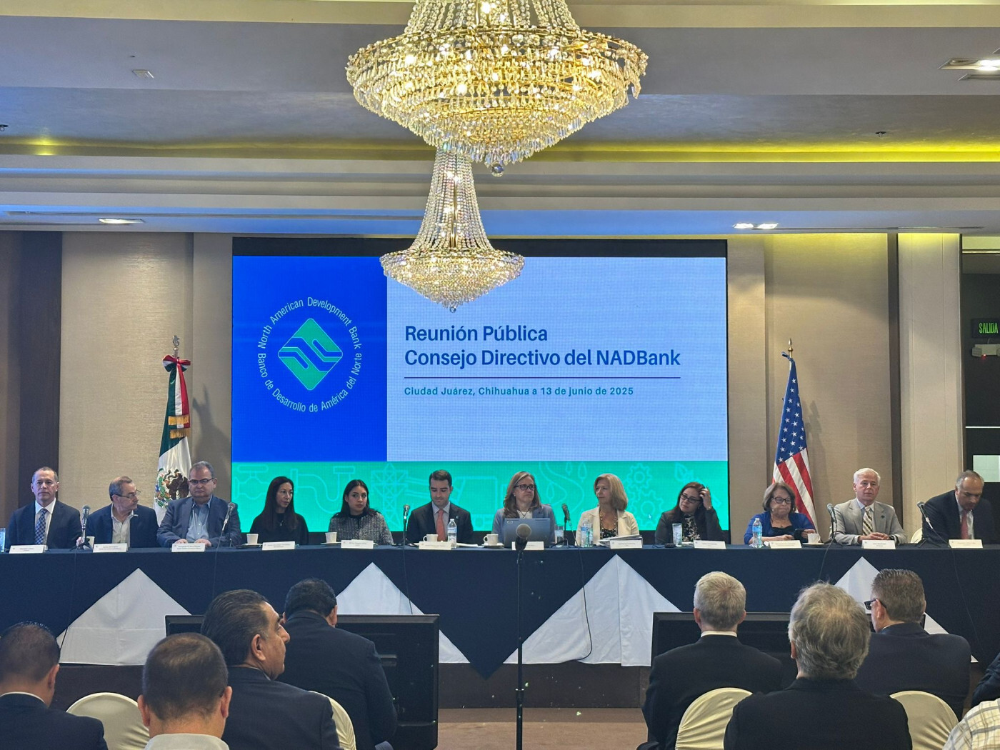 Imagen: 
NADBank Board of Directors to allocate US$400 million to finance water conservation and diversification projects in the U.S.-Mexico border region
